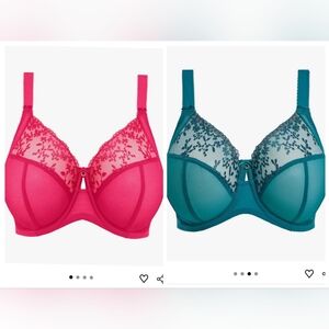 2 Elomi Zarla Bras, 38H UK/38K US